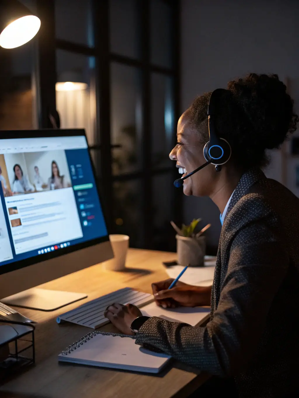 An AI-powered chatbot assisting a customer on a website, demonstrating enhanced customer engagement and efficient problem-solving, used in the Featured Services section of ConnectWorks.