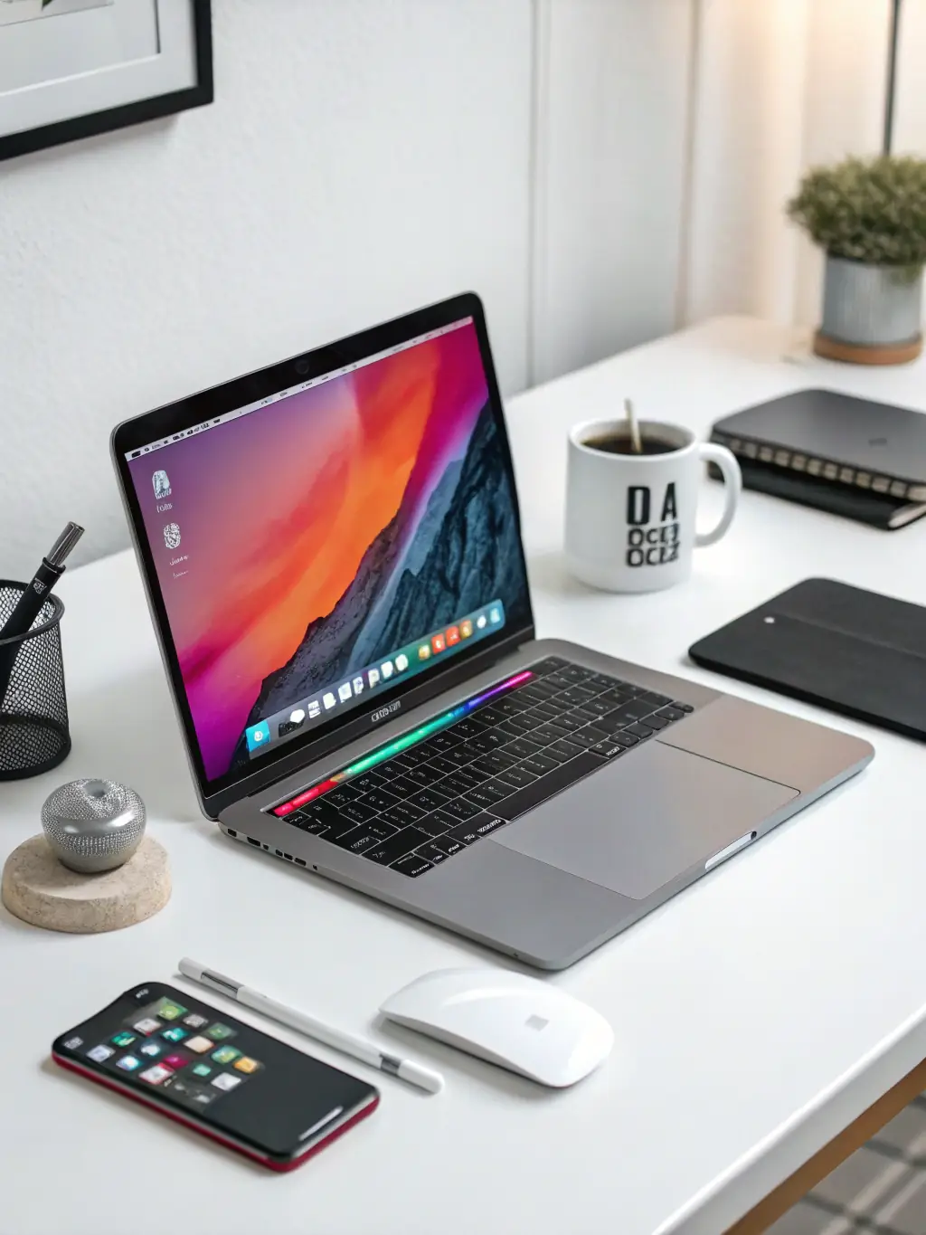 A professional-looking interface of a custom virtual assistant on a laptop, showcasing its user-friendly design and efficient task management capabilities, used in the Featured Services section of ConnectWorks.